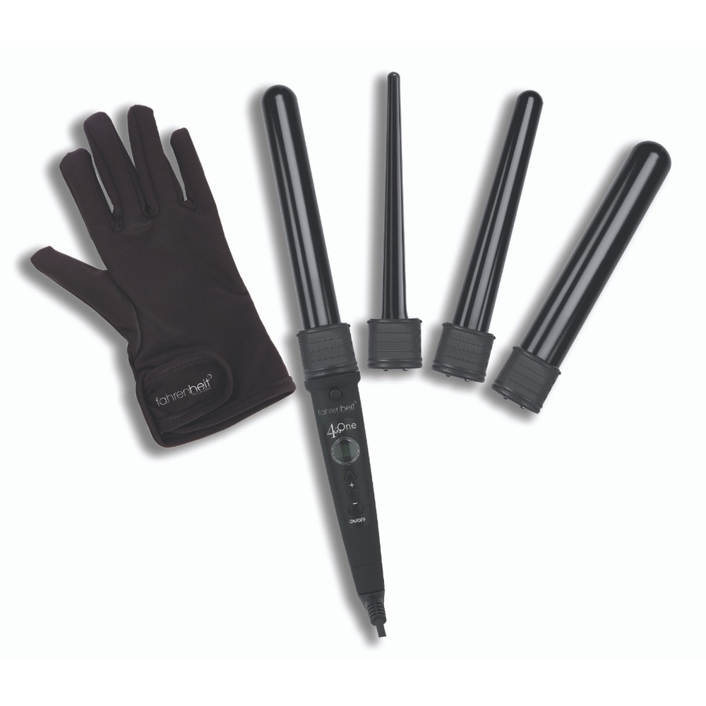 Fahrenheit 4-in-1 Curling Wand Set | Ceramic